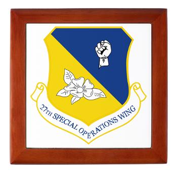 27SOW - M01 - 03 - 27th Special Operations Wing - Keepsake Box