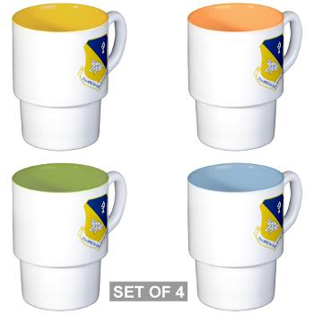 27SOW - M01 - 03 - 27th Special Operations Wing - Stackable Mug Set (4 mugs)
