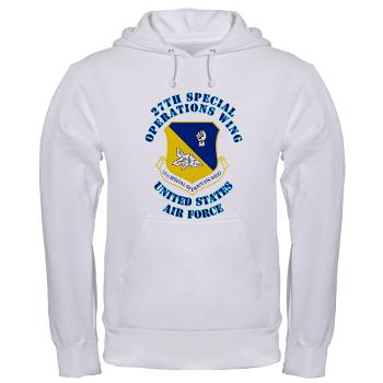 27SOW - A01 - 03 - 27th Special Operations Wing with Text - Hooded Sweatshirt