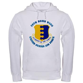 28BW - A01 - 03 - 28th Bomb Wing with Text - Hooded Sweatshirt