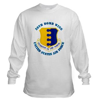 28BW - A01 - 03 - 28th Bomb Wing with Text - Long Sleeve T-Shirt