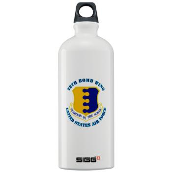 28BW - M01 - 03 - 28th Bomb Wing with Text - Sigg Water Bottle 1.0L