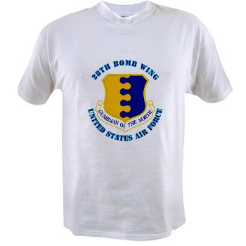 28BW - A01 - 04 - 28th Bomb Wing with Text - Value T-shirt