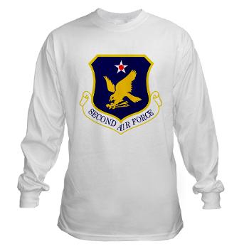 2AF - A01 - 03 - Second Air Force - Long Sleeve T-Shirt - Click Image to Close
