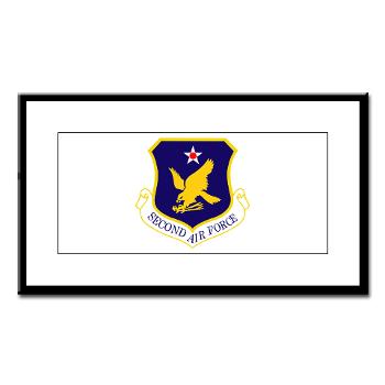 2AF - M01 - 02 - Second Air Force - Small Framed Print