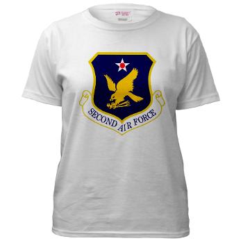 2AF - A01 - 04 - Second Air Force - Women's T-Shirt