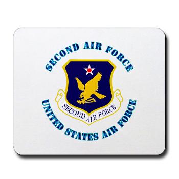 2AF - M01 - 03 - Second Air Force with Text - Mousepad