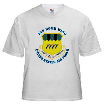 2BW - A01 - 04 - 2nd Bomb Wing with Text - Women's T-Shirt