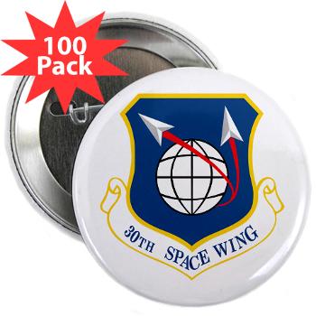 30SW - M01 - 01 - 30th Space Wing - 2.25" Button (100 pack) - Click Image to Close