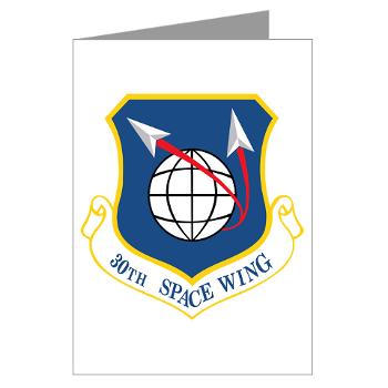 30SW - M01 - 02 - 30th Space Wing - Greeting Cards (Pk of 10) - Click Image to Close