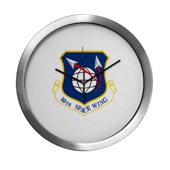 30SW - M01 - 03 - 30th Space Wing - Modern Wall Clock - Click Image to Close