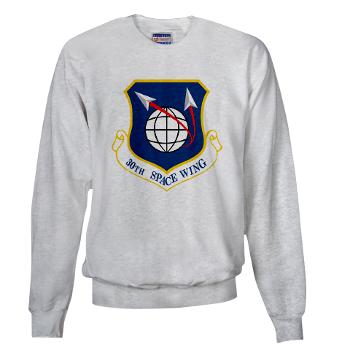 30SW - A01 - 03 - 30th Space Wing - Sweatshirt - Click Image to Close