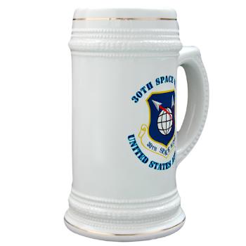 30SW - M01 - 03 - 30th Space Wing with Text - Stein - Click Image to Close