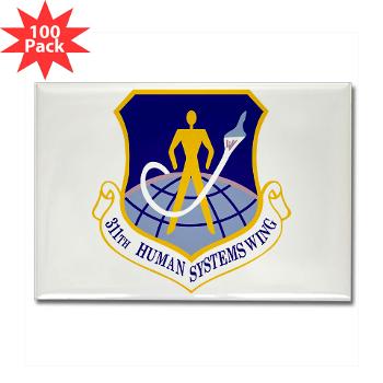 311ABG - M01 - 01 - 311th Air Base Group - Rectangle Magnet (100 pack)