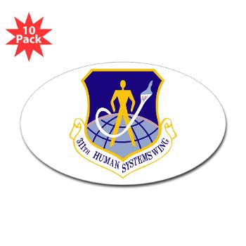 311ABG - M01 - 01 - 311th Air Base Group - Sticker (Oval 10 pk)