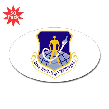 311ABG - M01 - 01 - 311th Air Base Group - Sticker (Oval 50 pk)