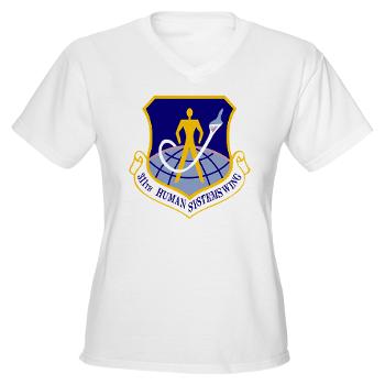 311ABG - A01 - 04 - 311th Air Base Group - Women's V-Neck T-Shirt