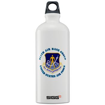 311ABG - M01 - 03 - 311th Air Base Group with Text - Sigg Water Bottle 1.0L
