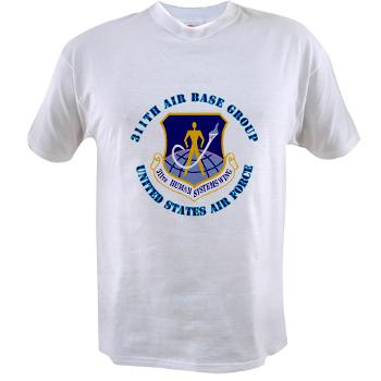 311ABG - A01 - 04 - 311th Air Base Group with Text - Value T-shirt