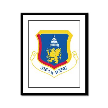 316W - M01 - 02 - 316th Wing - Framed Panel Print - Click Image to Close