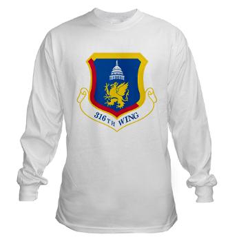 316W - A01 - 03 - 316th Wing - Long Sleeve T-Shirt
