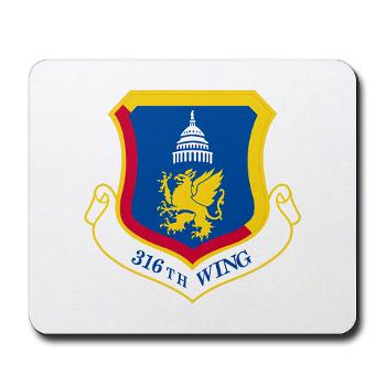 316W - M01 - 03 - 316th Wing - Mousepad - Click Image to Close