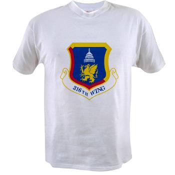316W - A01 - 04 - 316th Wing - Value T-shirt