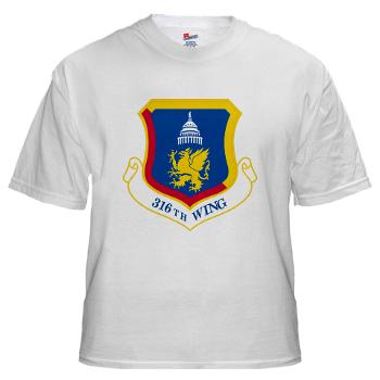316W - A01 - 04 - 316th Wing - White t-Shirt