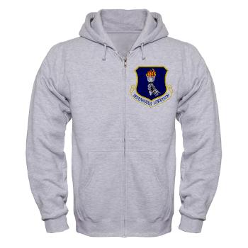 319ARW - A01 - 03 - 319th Air Refueling Wing - Zip Hoodie - Click Image to Close