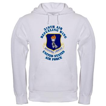 319ARW - A01 - 03 - 319th Air Refueling Wing with Text - Hooded Sweatshirt