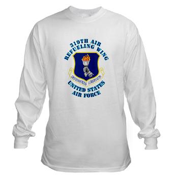 319ARW - A01 - 03 - 319th Air Refueling Wing with Text - Long Sleeve T-Shirt