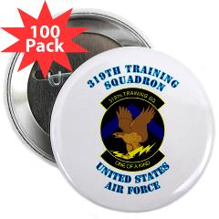 319TS - M01 - 01 - 319th Training Squadron with Text - 2.25" Button (100 pack)