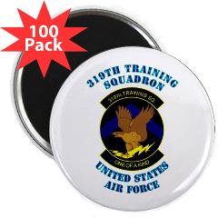 319TS - M01 - 01 - 319th Training Squadron with Text - 2.25" Magnet (100 pack)