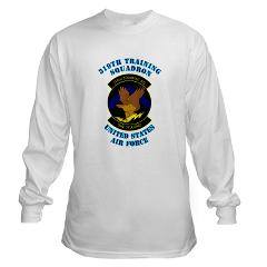 319TS - A01 - 03 - 319th Training Squadron with Text - Long Sleeve T-Shirt
