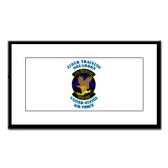 319TS - M01 - 02 - 319th Training Squadron with Text - Small Framed Print