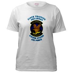 319TS - A01 - 04 - 319th Training Squadron with Text - Women's T-Shirt