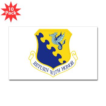 31FW - M01 - 01 - 31st Fighter Wing - Sticker (Rectangle 10 pk)