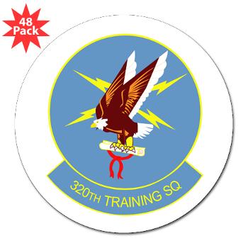 320TS - M01 - 01 - 320th Training Squadron - 3" Lapel Sticker (48 pk) - Click Image to Close