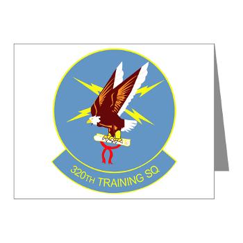 320TS - M01 - 02 - 320th Training Squadron - Note Cards (Pk of 20) - Click Image to Close