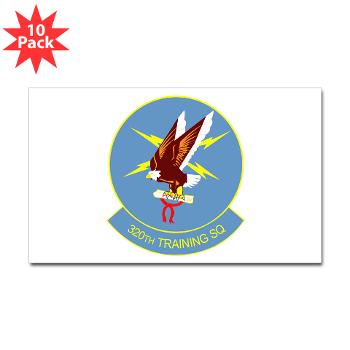320TS - M01 - 01 - 320th Training Squadron - Sticker (Rectangle 10 pk)