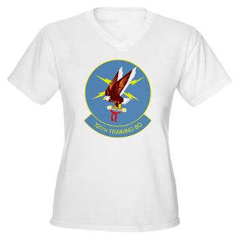 320TS - A01 - 04 - 320th Training Squadron - Women's V-Neck T-Shirt