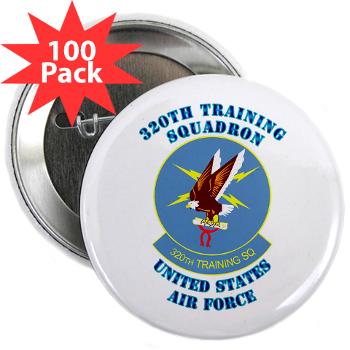 320TS - M01 - 01 - 320th Training Squadron with Text - 2.25" Button (100 pack)