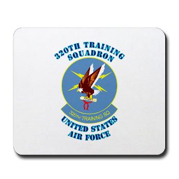320TS - M01 - 03 - 320th Training Squadron with Text - Mousepad