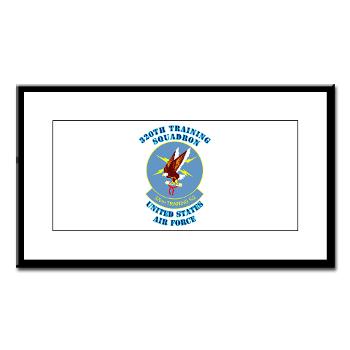 320TS - M01 - 02 - 320th Training Squadron with Text - Small Framed Print