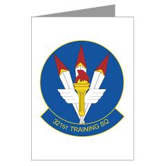 321TS - M01 - 02 - 321st Training Squadron - Greeting Cards (Pk of 10) - Click Image to Close