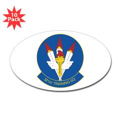 321TS - M01 - 01 - 321st Training Squadron - Sticker (Oval 10 pk)