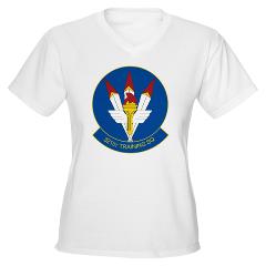 321TS - A01 - 04 - 321st Training Squadron - Women's V-Neck T-Shirt