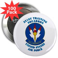 321TS - M01 - 01 - 321st Training Squadron with Text - 2.25" Button (100 pack)
