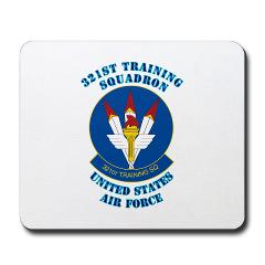 321TS - M01 - 03 - 321st Training Squadron with Text - Mousepad