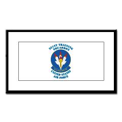 321TS - M01 - 02 - 321st Training Squadron with Text - Small Framed Print